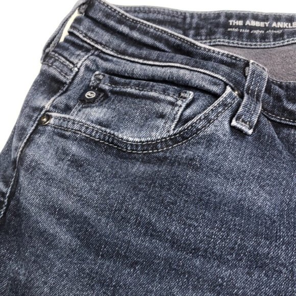 PREMIUM AG ADRIANO GOLDSCHMIED ABBEY MIDRISE ANKLE SUYSKINNY 27x28 ๐ - Picture 7 of 13